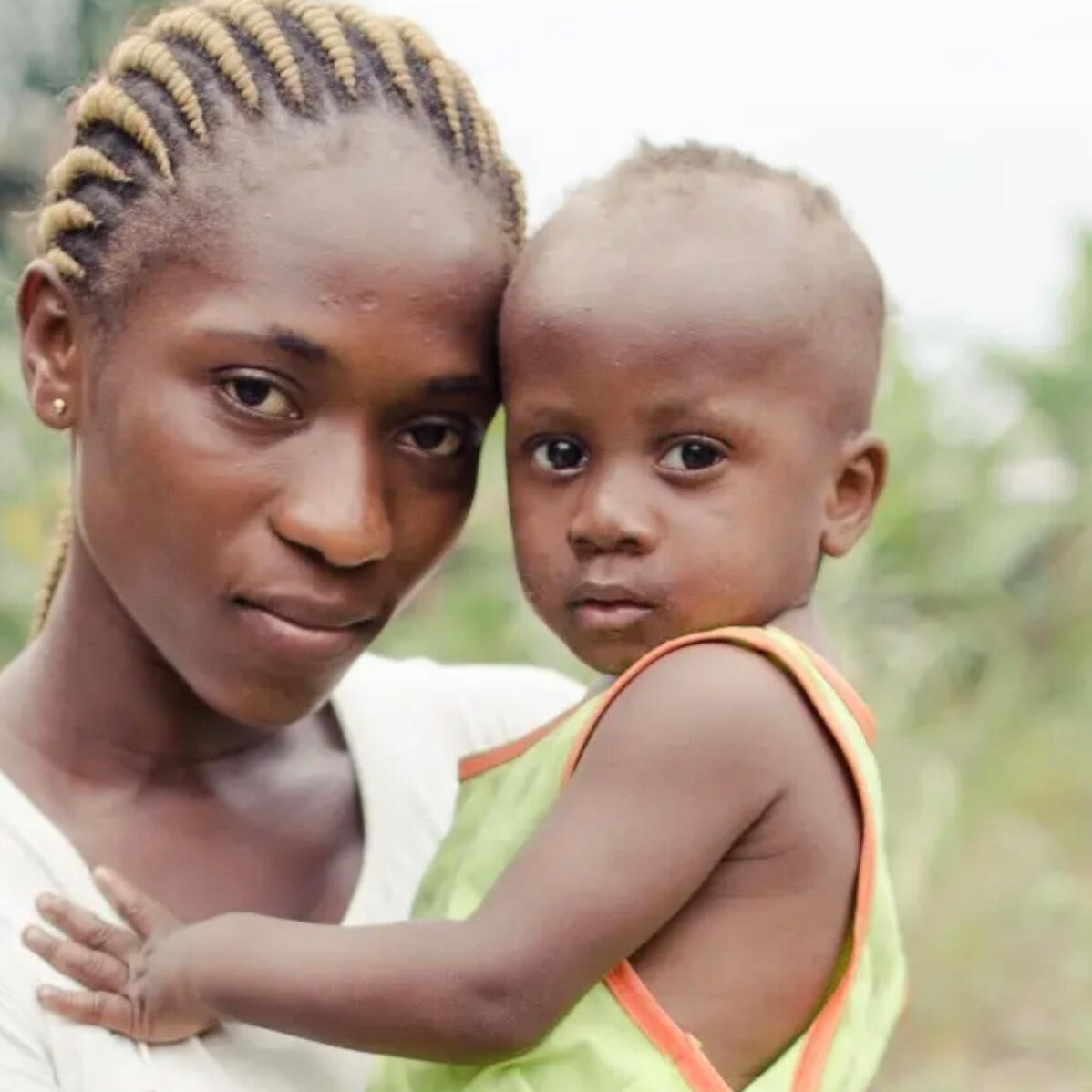 Save the Children A mother and a child holding each other